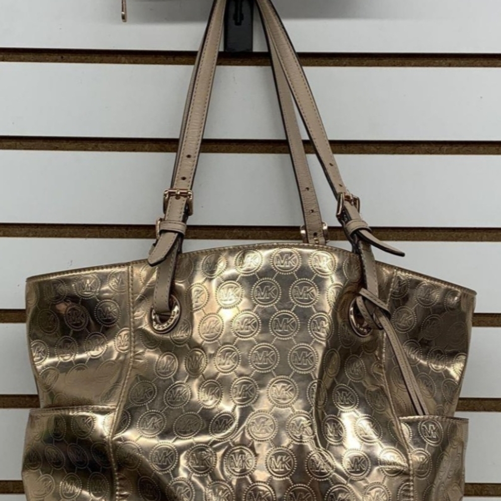 Michael Kors Shiny Gold Tote